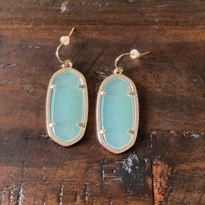Kendra Scott Drop Earrings in sea glass